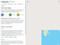 Desktop screenshot for mapcarta.com