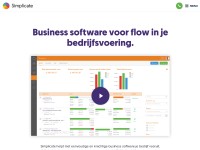 Desktop screenshot for simplicate.nl