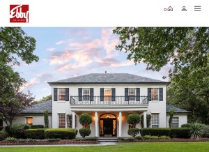 How ebby.com looks like on a tablet such as an iPad.