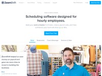 Desktop screenshot for zoomshift.com