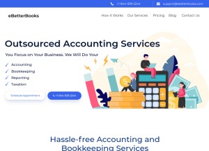 How ebetterbooks.com looks like on a tablet such as an iPad.