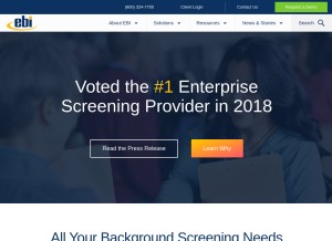 How ebiinc.com looks like on a tablet such as an iPad.