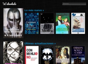 How ebookelo.com looks like on a tablet such as an iPad.