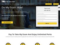 Desktop screenshot for domyexamnow.com