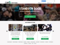 Desktop screenshot for thepetitionsite.com