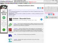 Desktop screenshot for onlinemschool.com