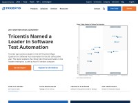Desktop screenshot for tricentis.com