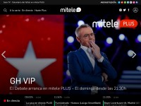 Desktop screenshot for mitele.es