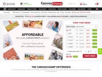 Desktop screenshot for canvaschamp.com
