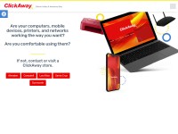 Desktop screenshot for clickaway.com