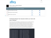 Desktop screenshot for 2803.com