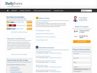 Desktop screenshot for dailyforex.com