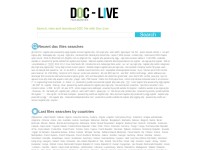 Desktop screenshot for doc-live.com