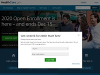 Desktop screenshot for healthcare.gov