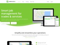 Desktop screenshot for servicem8.com