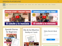 Desktop screenshot for spanishplayground.net