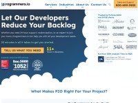 Desktop screenshot for programmers.io