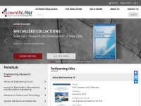 Desktop screenshot for scientific.net