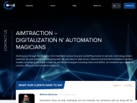 Desktop screenshot for aimtraction.software