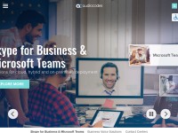 Screenshot of audiocodes.com