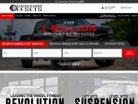 Desktop screenshot for customwheeloffset.com