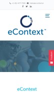 How econtext.com looks like on a mobile device such as an iPhone.