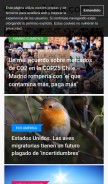How ecoticias.com looks like on a mobile device such as an iPhone.