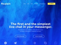 Desktop screenshot for replain.cc