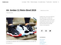 Desktop screenshot for sneakers-actus.fr