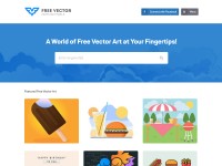 Desktop screenshot for freevector.com