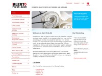 Desktop screenshot for alertfirstaid.com