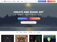 Desktop screenshot for pixilart.com