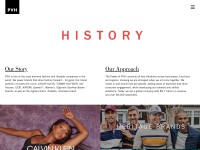 Desktop screenshot for pvh.com