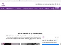 Desktop screenshot for thammyvienula.vn