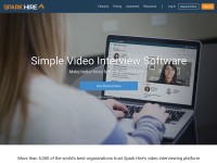 Desktop screenshot for sparkhire.com