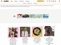 Desktop screenshot for clara.es