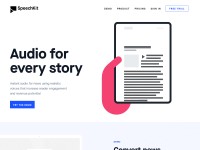 Desktop screenshot for speechkit.io
