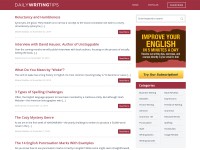 Desktop screenshot for dailywritingtips.com