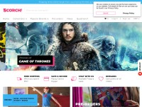 Desktop screenshot for scorchcomics.com