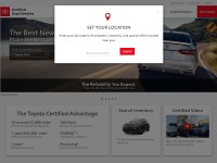 Desktop screenshot for toyotacertified.com