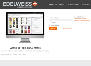 How edelweiss.plus looks like on a tablet such as an iPad.