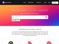 Desktop screenshot for instant-stories.com