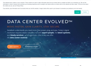 How edgewebhosting.net looks like on a tablet such as an iPad.