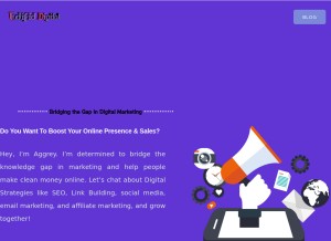 How edifid.com looks like on a tablet such as an iPad.