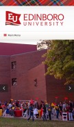 How edinboro.edu looks like on a mobile device such as an iPhone.