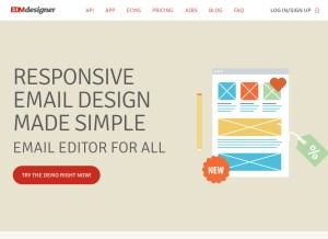 How edmdesigner.com looks like on a tablet such as an iPad.