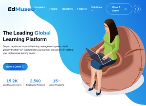 How edmused.ai looks like on a tablet such as an iPad.