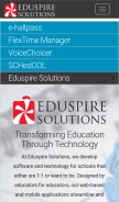 How eduspiresolutions.org looks like on a mobile device such as an iPhone.