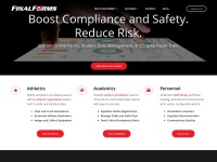 Desktop screenshot for finalforms.com