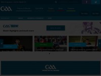 Desktop screenshot for gaa.ie